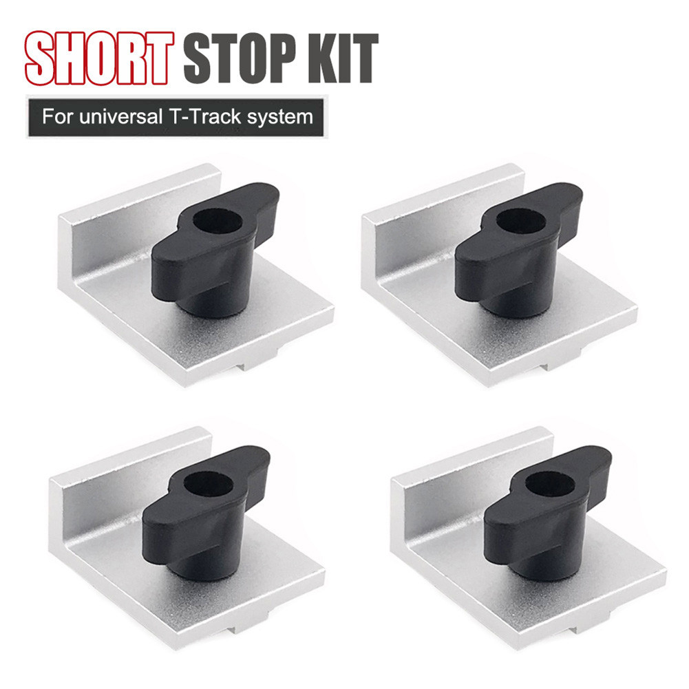 4 ชิ้น T Track Stop Block งานไม้หยุดบล็อก T-Track งานไม้อุปกรณ์เสริม ...