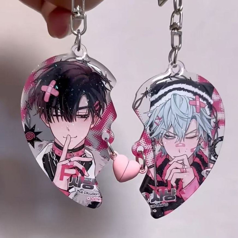 อะนิเมะ ALIEN STAGE IVAN TILL คอสเพลย์พวงกุญแจ Unisex อะคริลิคหัวใจ ...