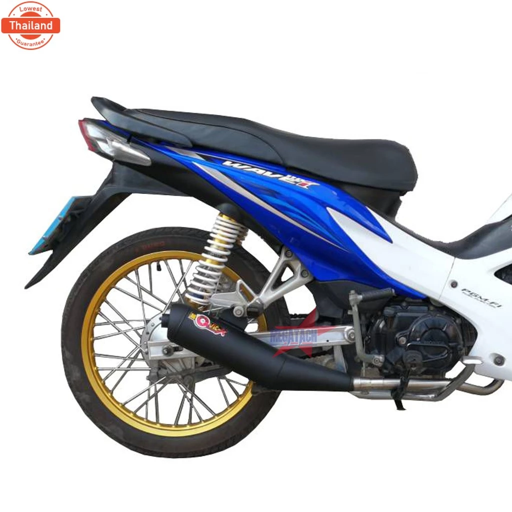ท่อย่น ท่อย่อ WAVE 110I ย่น 2014-2021 ท่อผ่าหมกเวฟ ท่อทรงเชง ท่อผ่า เวฟ 110 ท่อผ่าหมก W110I เวฟ110I ท่อแต่ง ท่อสนาม ตรงร