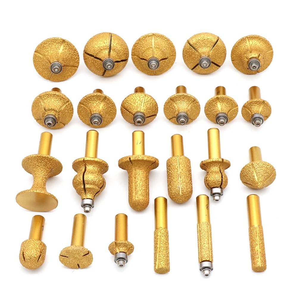 Ybp 1/2 นิ้ว Shank สูญญากาศ Brazed เพชร Router Bits สําหรับหินแกรนิต ...