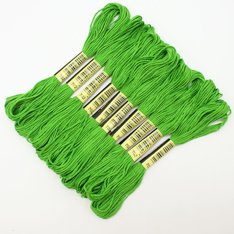 5 Skeins DMC 702 310 B5200 603 ด้ายปักครอสติสพรีเมี่ยมสีรุ้งเย็บปักถัก ...