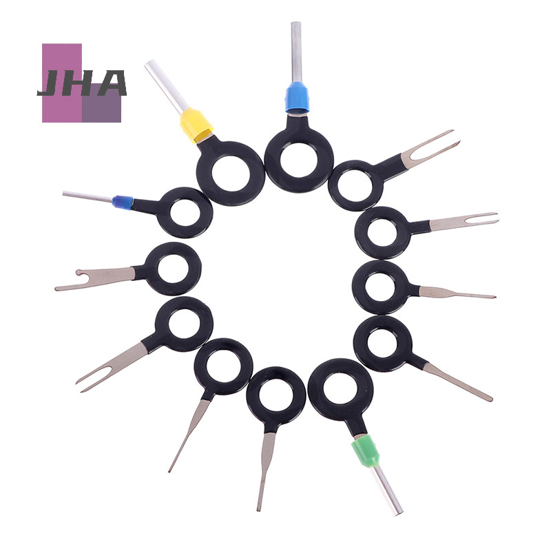 [JHA] 18 ชิ้น Car Plug Terminal Remove Tool Set Key Pin Automotive Kit ...