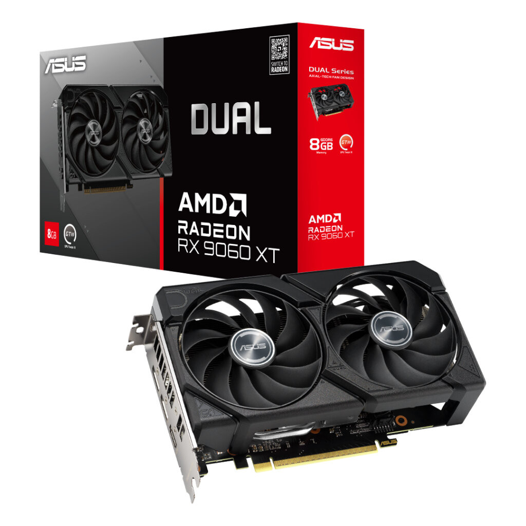 VGA ASUS Dual Radeon RX 9060 XT 8G GDDR6 PCIe 5.0 128-Bit | Shopee Thailand