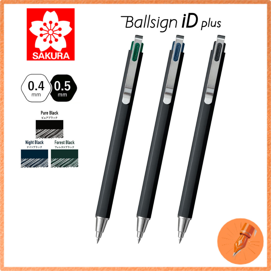 Sakura Gel Ink Ballpoint Pen Ball Sign iD Plus Multi-Color Set | Shopee ...