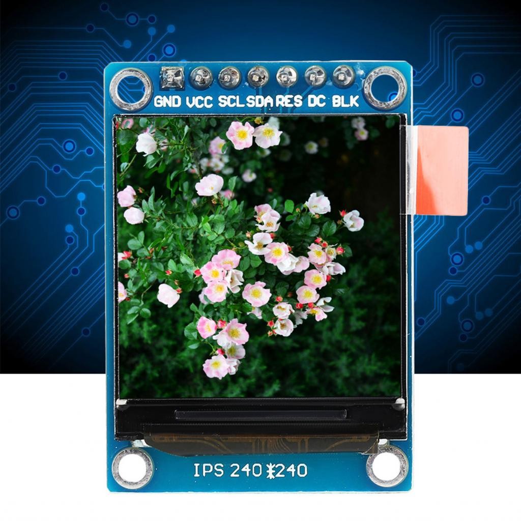 Color LCD Display Module 1.3 นิ้วอินเตอร์เฟส SPI ความละเอียดสูงสำหรับ ...