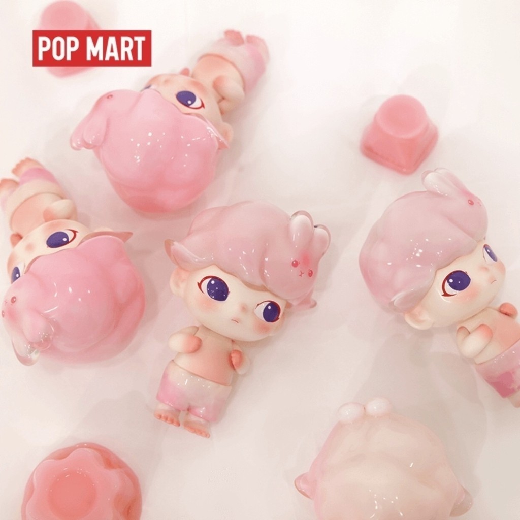 Popmart ฟอง Mart dimoo ห้าตัวอักษรซากุระ Jelly Rabbit Coffee Milk ...