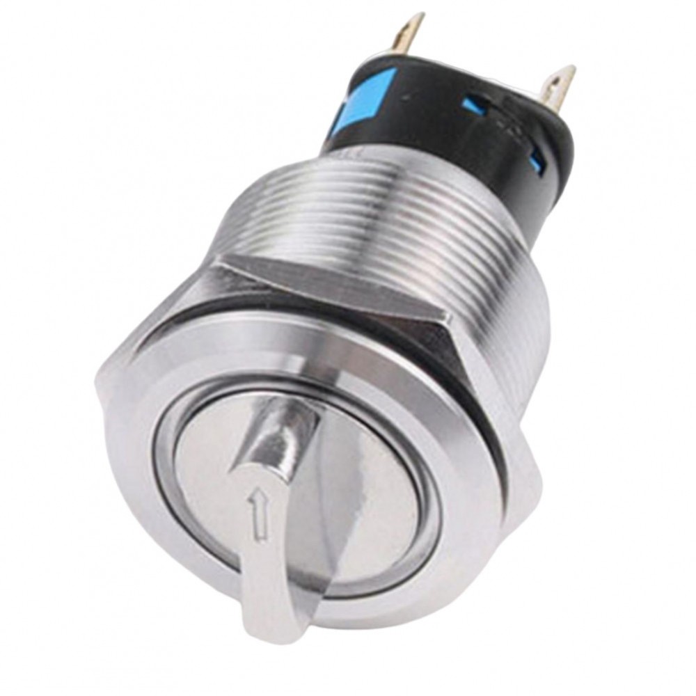 PushButton Switch Stainless Steel 304 IK09 Protection 19mm Rotary ...