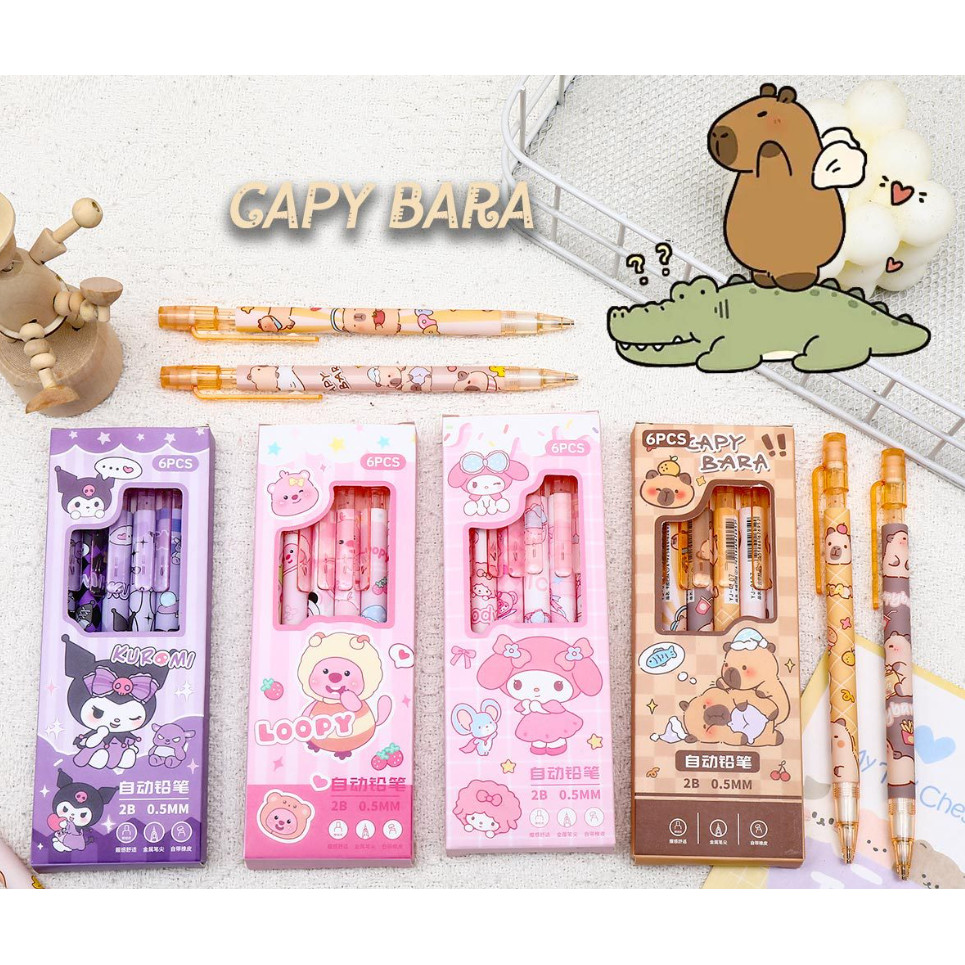 ดินสอกดที่ขายดีที่สุด 0.5 มม. - ดินสออัตโนมัติ Capybara เฉพาะนักเรียน ...
