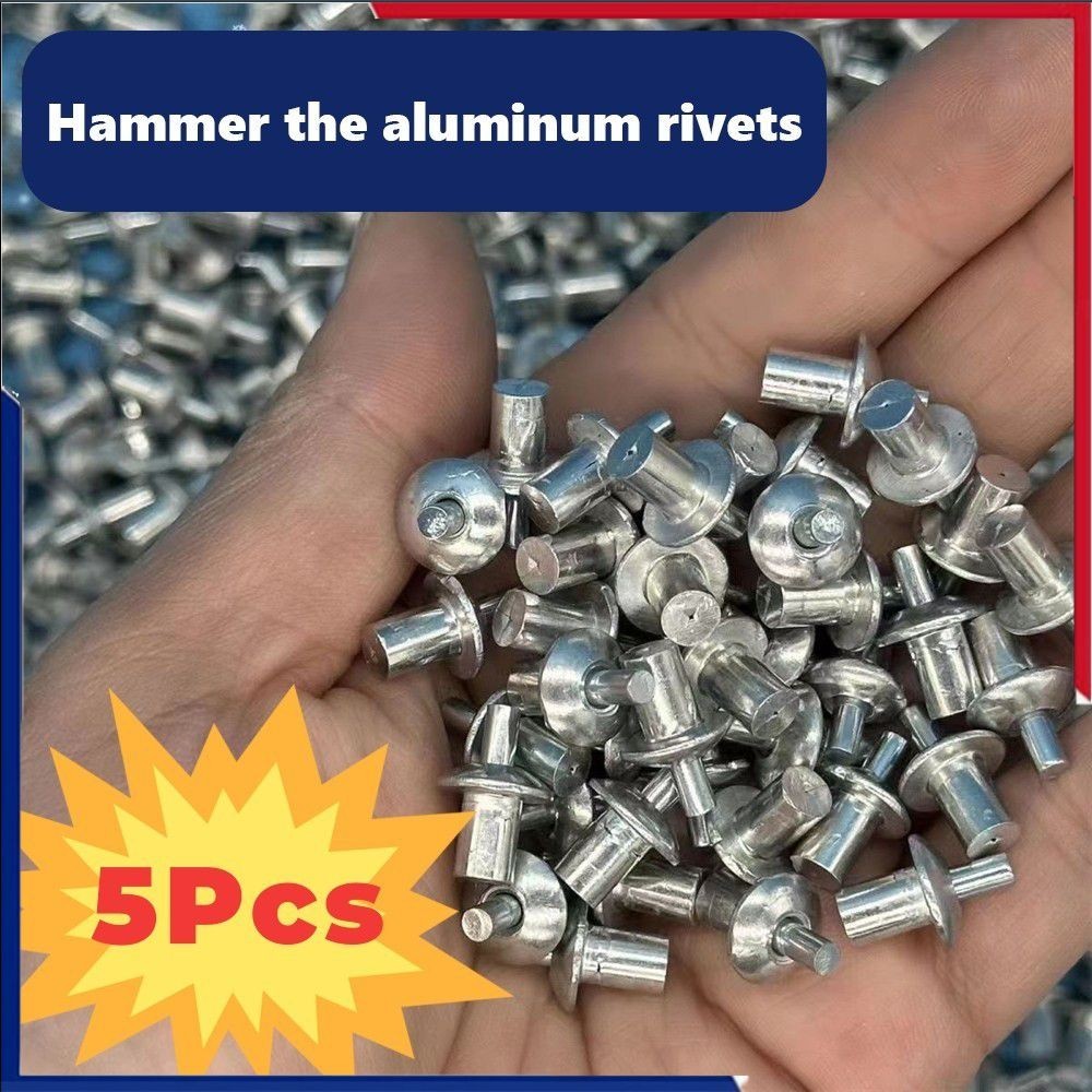 5 ชิ้นคุณภาพสูง Core Strike Rivet แบนรอบหัวการเคลื่อนไหว Rivet ...
