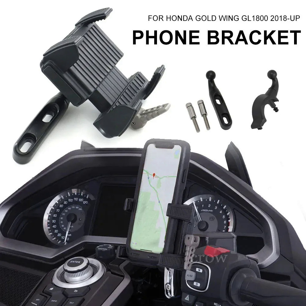 Otilli Supporto Telefono Universale Supporto Telefono Moto Antivibrazione - Universale Per Gold Wing Supporto Telefono Per Gold Wing Gl1800