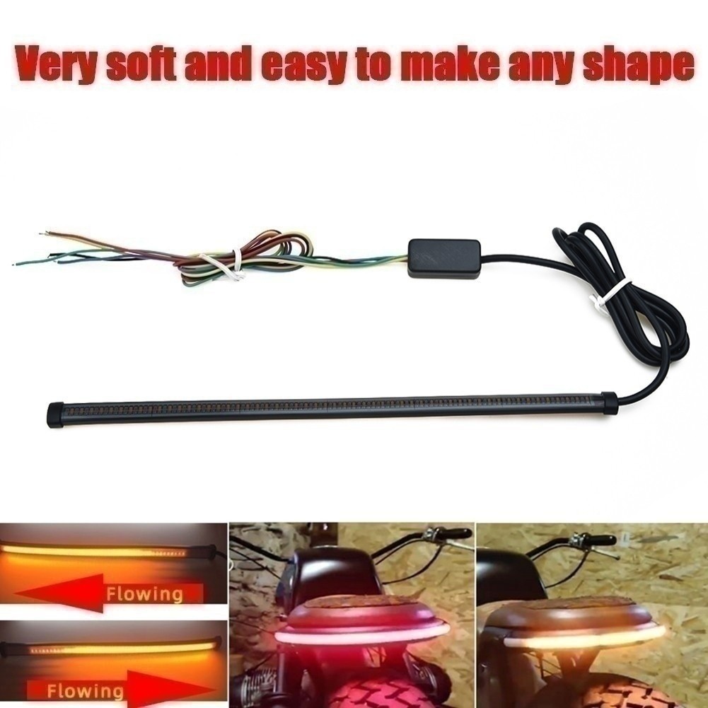 thumbnail image 2 of 30cm LED Car Tailgate Strip Light – Flowing Turn Signal, Brake, Running – 12V 2 of 3