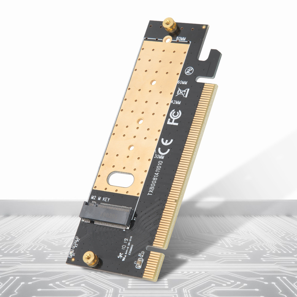 SSD อินเทอร์เฟซ Riser การ์ด M คีย์ M.2 ถึง PCIE3.0 x16 อะแดปเตอร์พร้อม ...