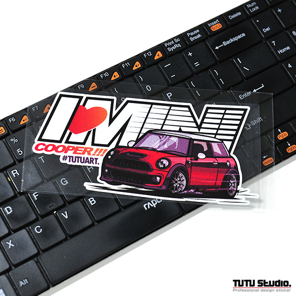 Mini COOPER สติ๊กเกอร์ countryman R56 สติ๊กเกอร์โมเดลรถยนต์การ์ตูน ...