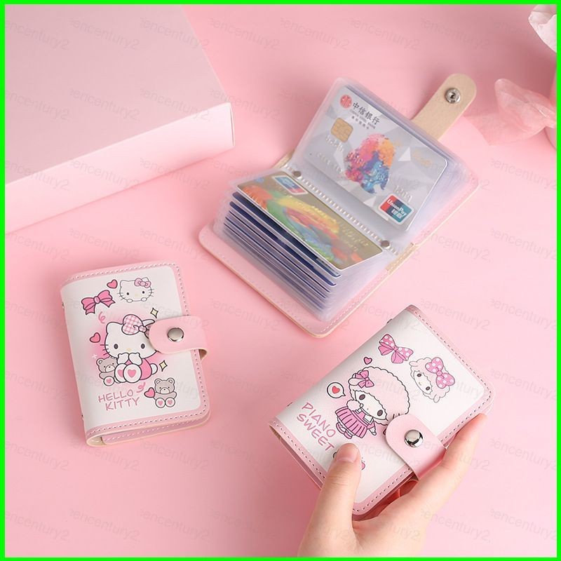 กระเป๋าบัตร Hello Kitty ดีไซน์น่ารัก มีหลายช่องสำหรับบัตร และพกพาสะดวก ...