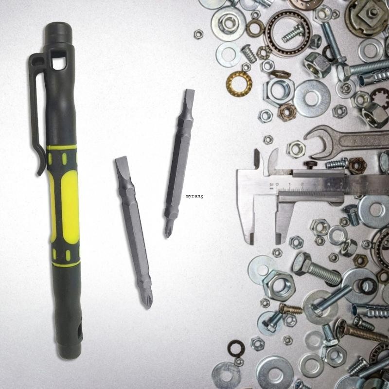 Multifunctional 4 in 1 Screwdriver Pen Precision Dual Interchangeable ...