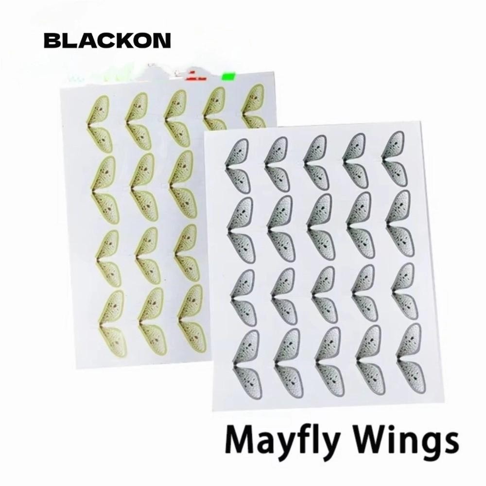 Blackon Fly Tying Wings 40 คู่ ปีก Poly ทนทานและสมจริง สำหรับตกปลาด้วน ...