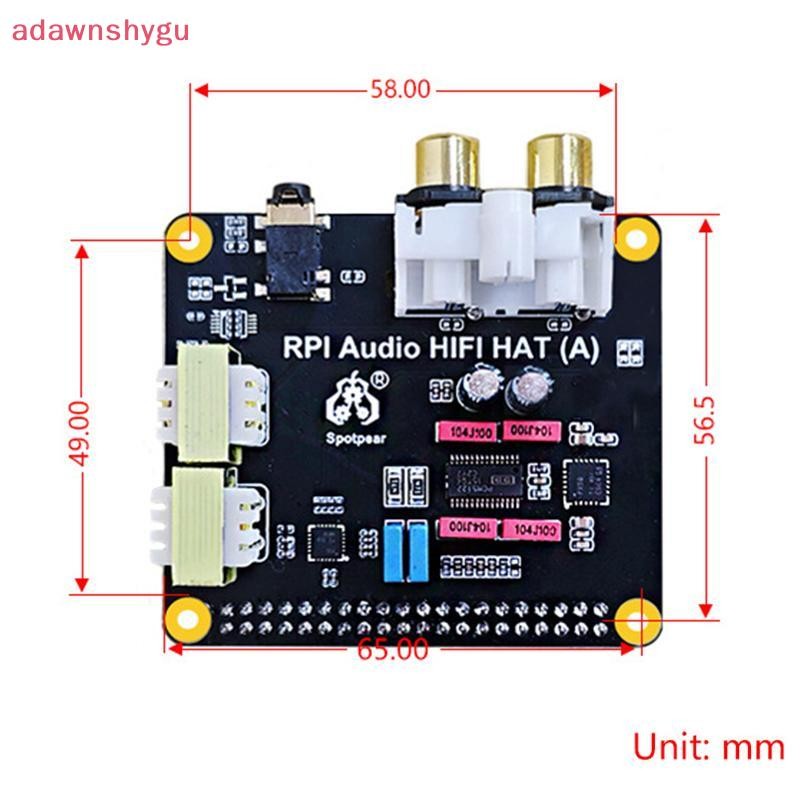 Adagu Aspberry Pi 5 PCM5122 I2S การ์ดเสียงไฮไฟ DAC Extension ยังรองรับ ...