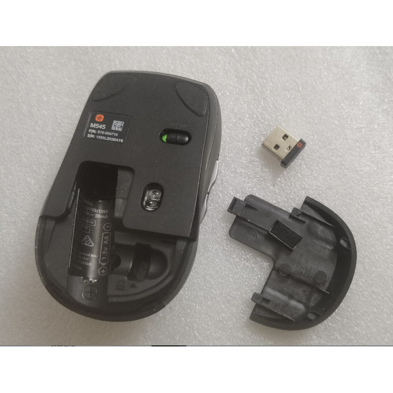 เมาส์ไร้สายเลเซอร์ Logitech M545 M546 ดั้งเดิมแล็ปท็อป Office Power ...
