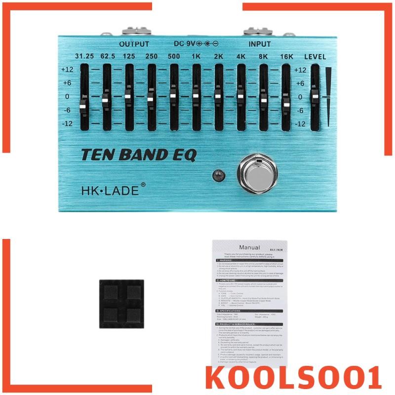 [Koolsoo1] Universal Digital Reverb Pedal 10 Bands Controller ปรับระดับ ...