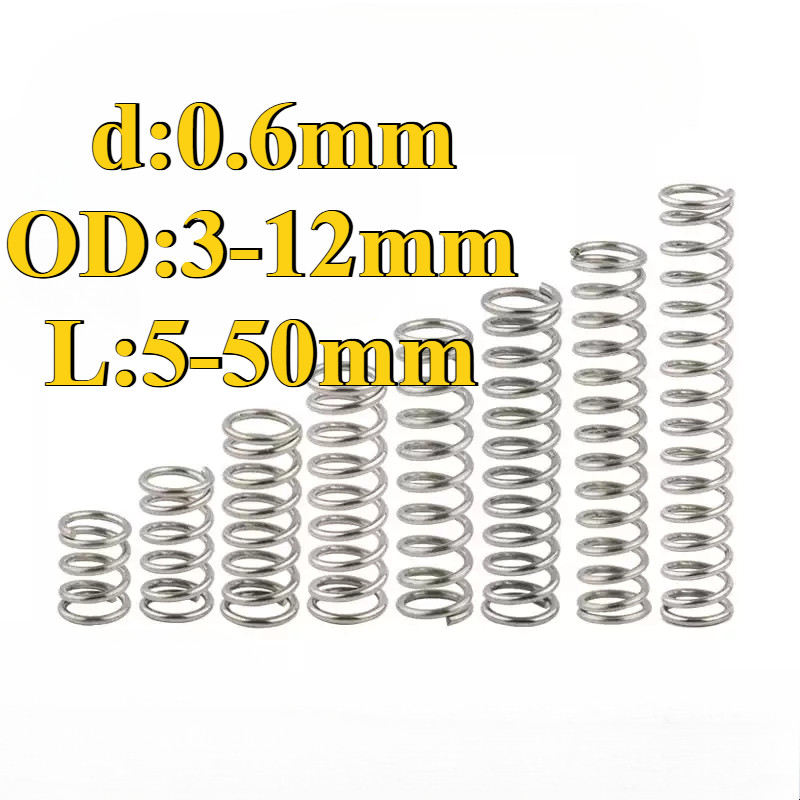 compression spring SUS304 สปริงกด-สปริงดัน ขนาด สแตนเลส 304 ...