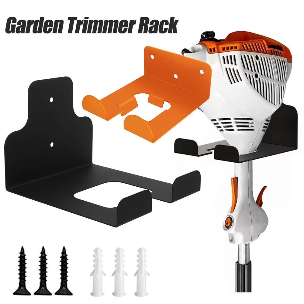 PIYING 1 ชิ้น Garden Grass Trimmer Rack, ติดผนัง Heavy-Duty Wee ...