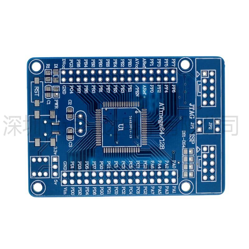 บอร์ดเปล่า PCB AVR ATmega64/128 บอร์ดพัฒนาบอร์ดการเรียนรู้บอร์ดระบบขนาด ...