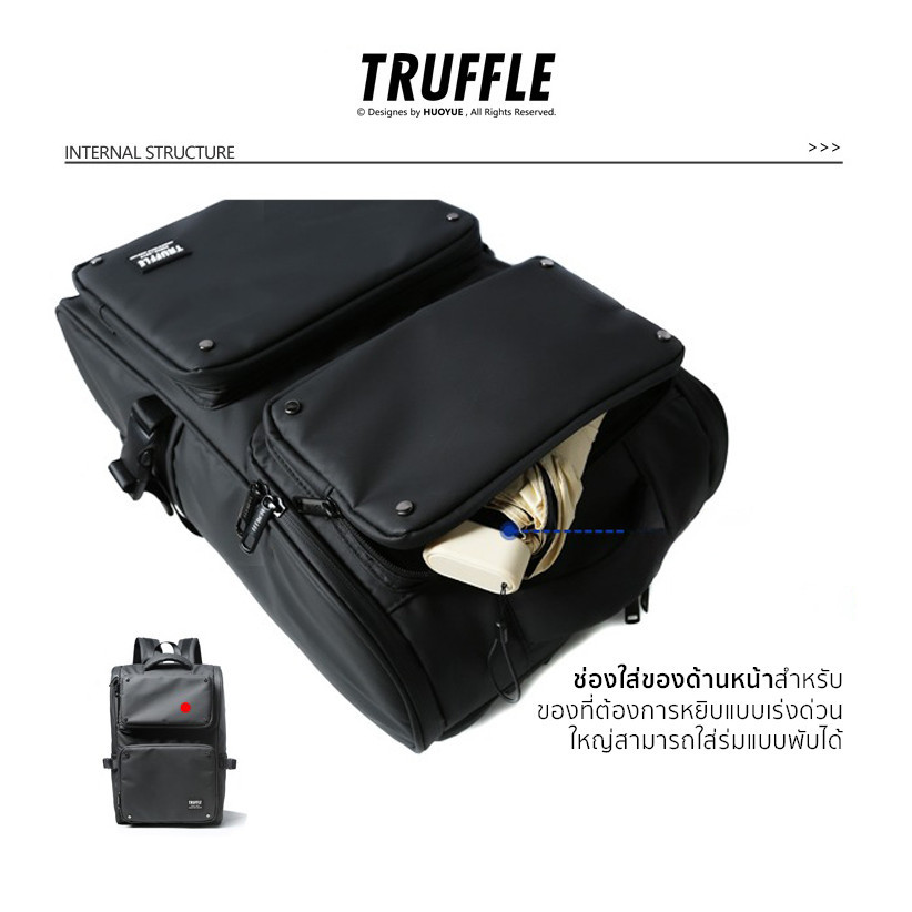 Truffle Backpack Traveler กระเป๋าสำหรับ Macbook Pro 14-16