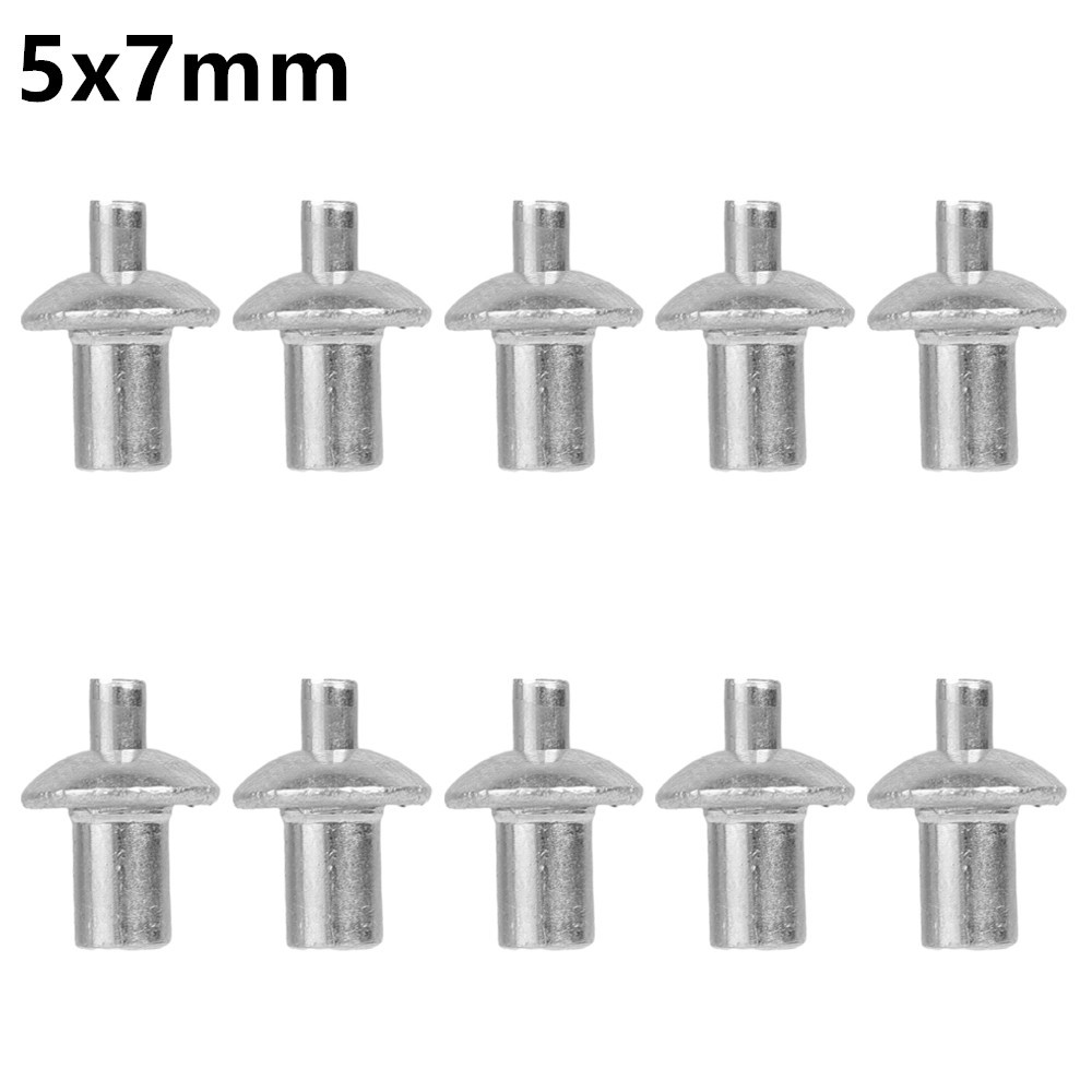 100/50/30pcs อลูมิเนียม Core ขยาย Rivets - ครึ่งวงกลม Countersunk หัว ...