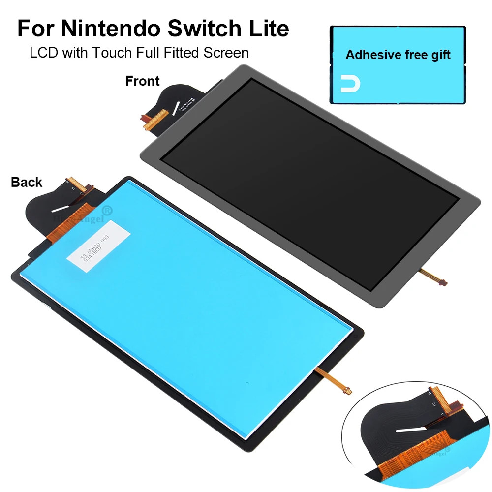 Full-fitted 2 IN 1 สําหรับ Nintendo Switch Lite คอนโซลหน้าจอประกอบ ...