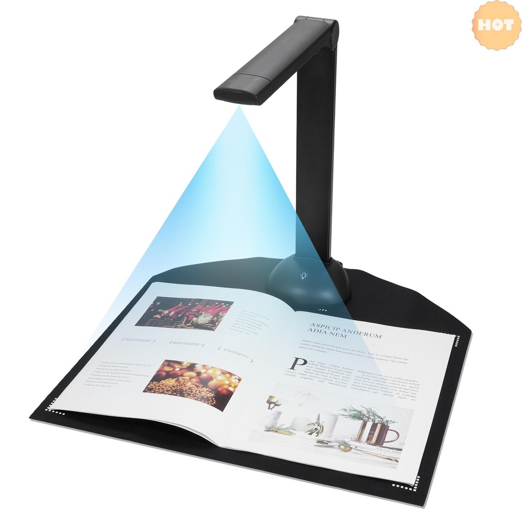 [2025 Super Sale]Document Camera Book Scanner A3 A4 ขนาดพร้อมไฟเติม LED ...