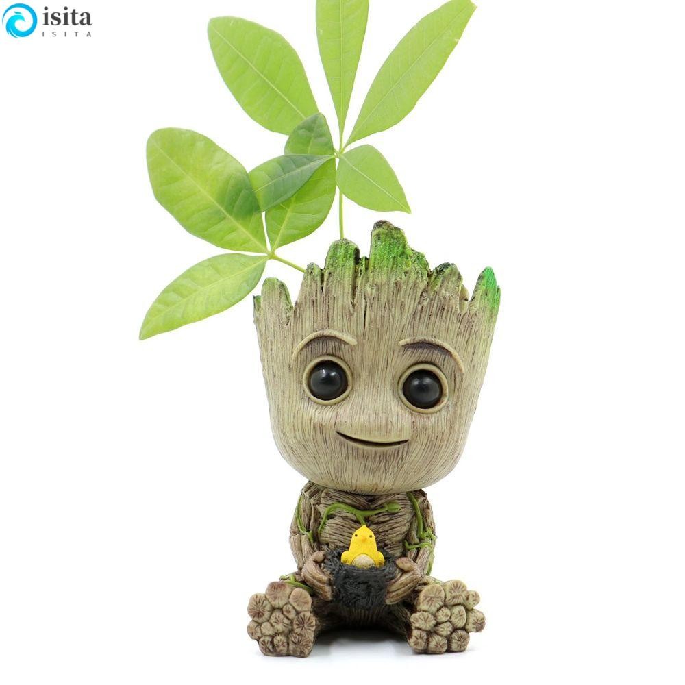 ISITA Tree Man Groot รุ่น Marvel ของเล่นเด็กตกแต่งรถ 6 ซม.Avengers Mini ...