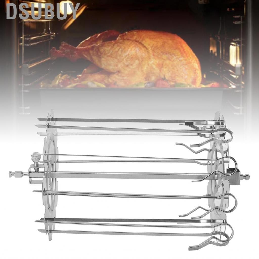 Dsubuy Rotisserie Skewer ชุดสแตนเลส Kabob Rods Grill สำหรับไก่ | Shopee ...