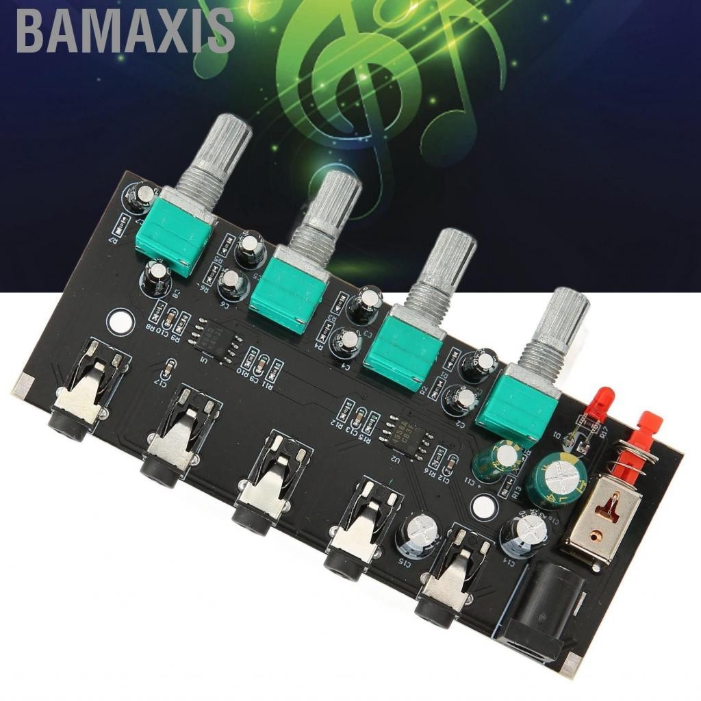 Bamaxis Multi Input Sound Mixer บอร์ดสเตอริโอ 4 ทิศทางใน 1 Out การ ...