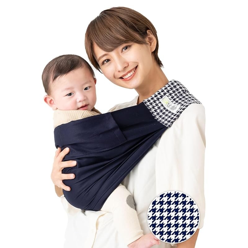 Kerata U Sling Baby Sling 6 Way for Newborns Mesh Regular Horizontal Carry Navy Pink Grey Check Patterns Shopee Thailand