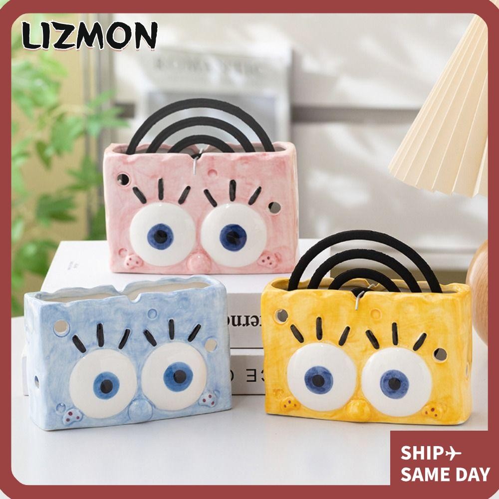 LIZMON ที่ใส่ม้วนยุง, SpongeBob เซรามิคธูป Ash Storage Rack, แขวน ...