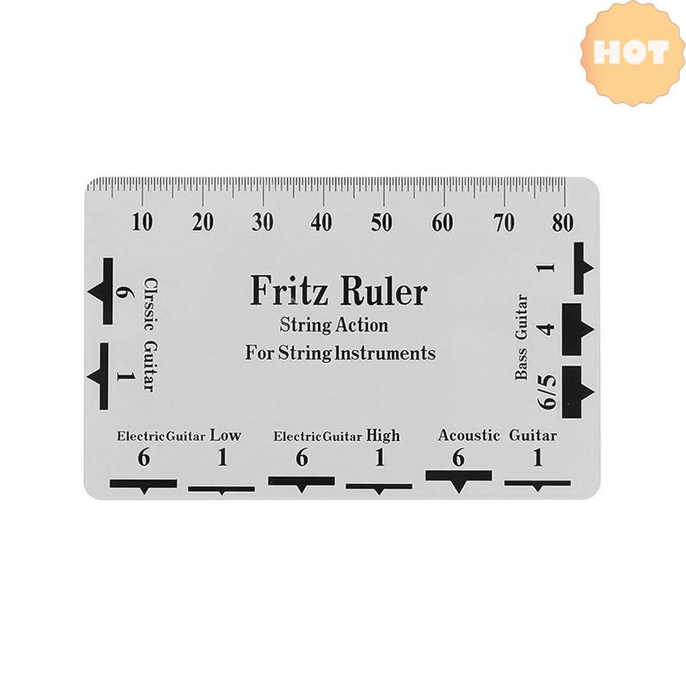 [2025 ใหม่] กีตาร์ String Action Gauge String Pitch ไม้บรรทัดการ์ด ...