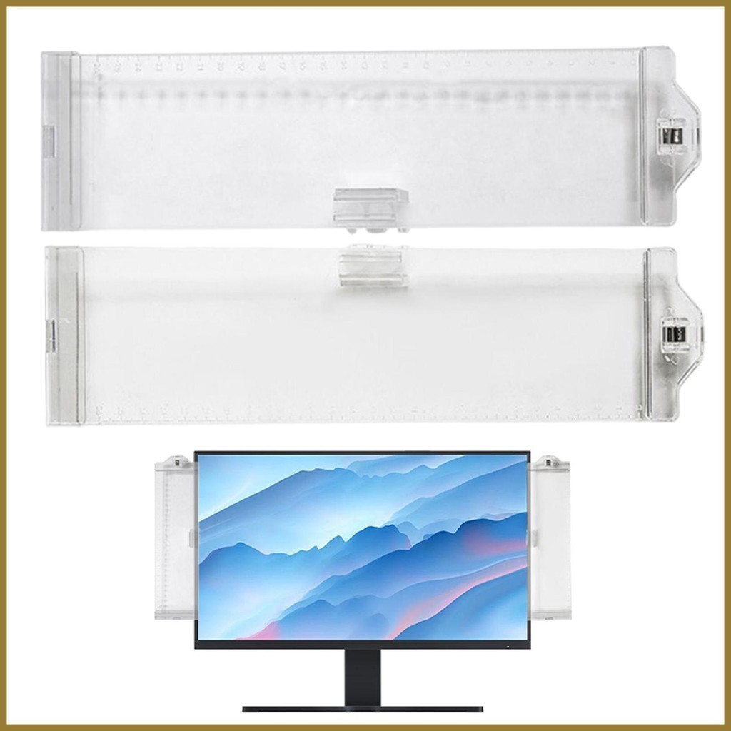 จอคอมพิวเตอร์ Memo Board Side Monitor Sticky Note 2 ชิ้นจอแสดงผลมัลติฟั ...