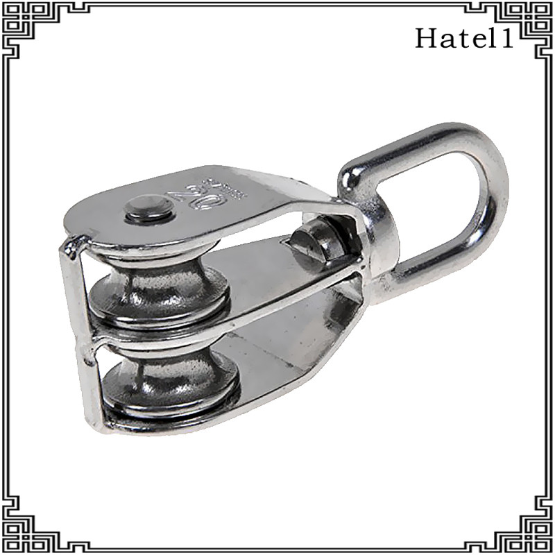 [Hatel] M15- Swivel Double Pulley Sheave Rigging Lift Rope แขวนล้อยก ...