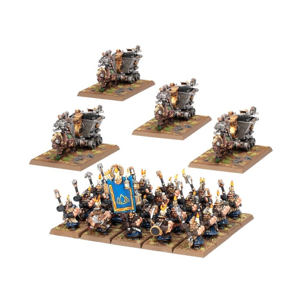 10 Dracs De Fer Warhammer – Dwarfen Mountain Holds, Pro-painted (occasion)