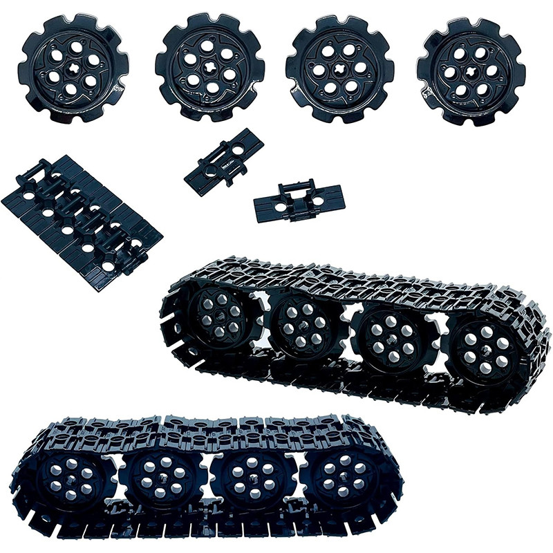 88 ชิ้น Technic Parts Tank Track ล้อรถไฟ Chain Links รถจักรยานยนต์รถ ...
