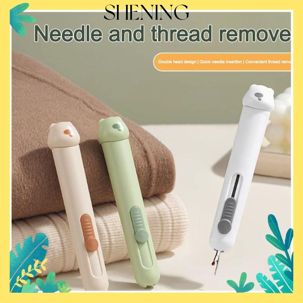 SHENING Threading เข็ม Threader, เย็บปักถักร้อย Retractable Picking ...