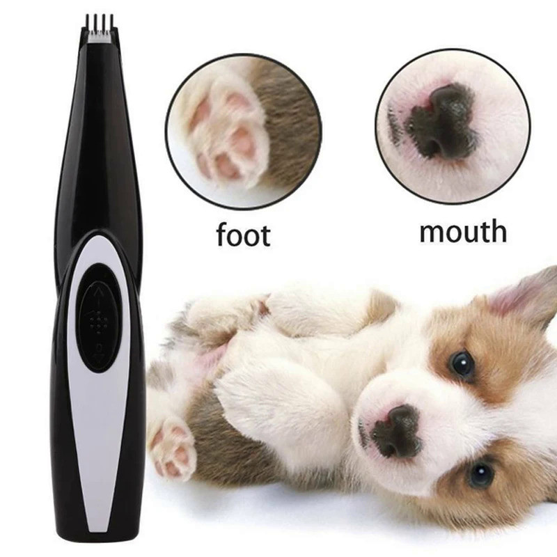 Rechargeable Pet Clipper Ear Eyes Hair Trimmer Clipper Dog Cat Paw ...
