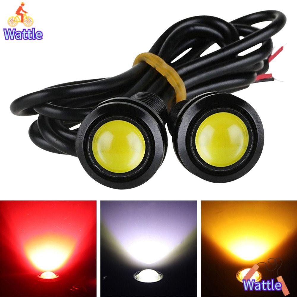 WATTLE 4 ชิ้น LED Eagle Eye ไฟ, Astigmatic เลนส์ 3 สีรถ Eagle Eye LED ...