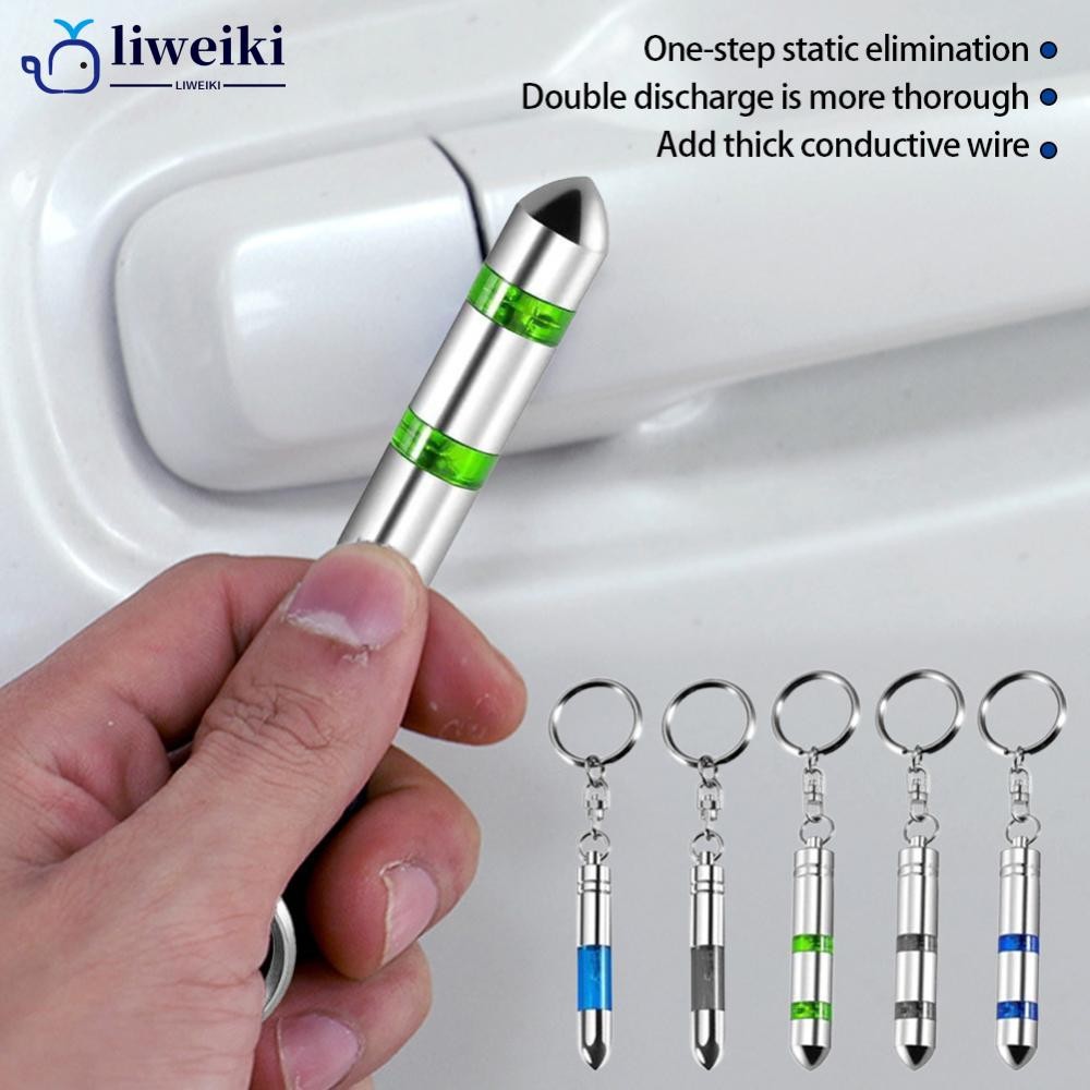 LIWEKI รถ Static Eliminator พวงกุญแจแบบพกพา Static Rod ไฟฟ้าสถิต ...