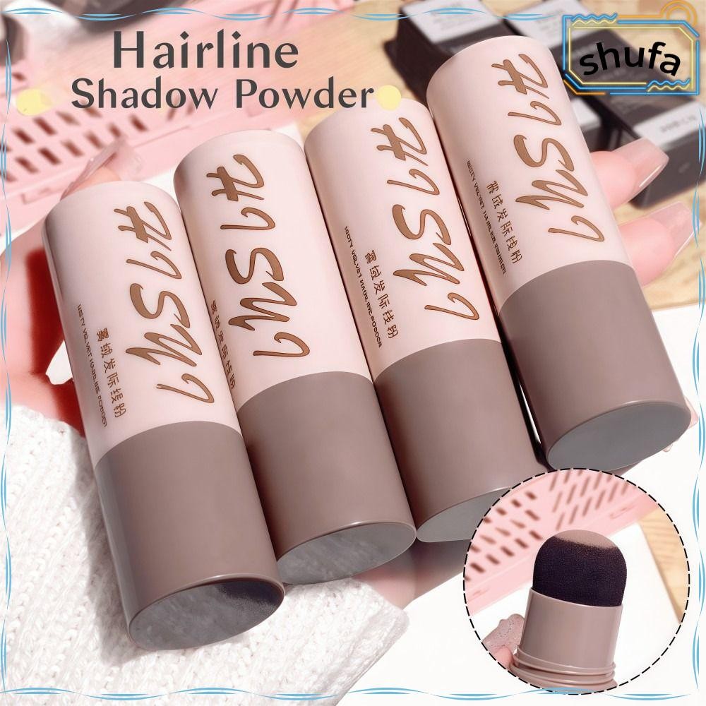 SHUFA Hairline Powder, ผงเติมผมแบบพกพาธรรมชาติ, ผงวิเศษรูปแบบแรเงา ...