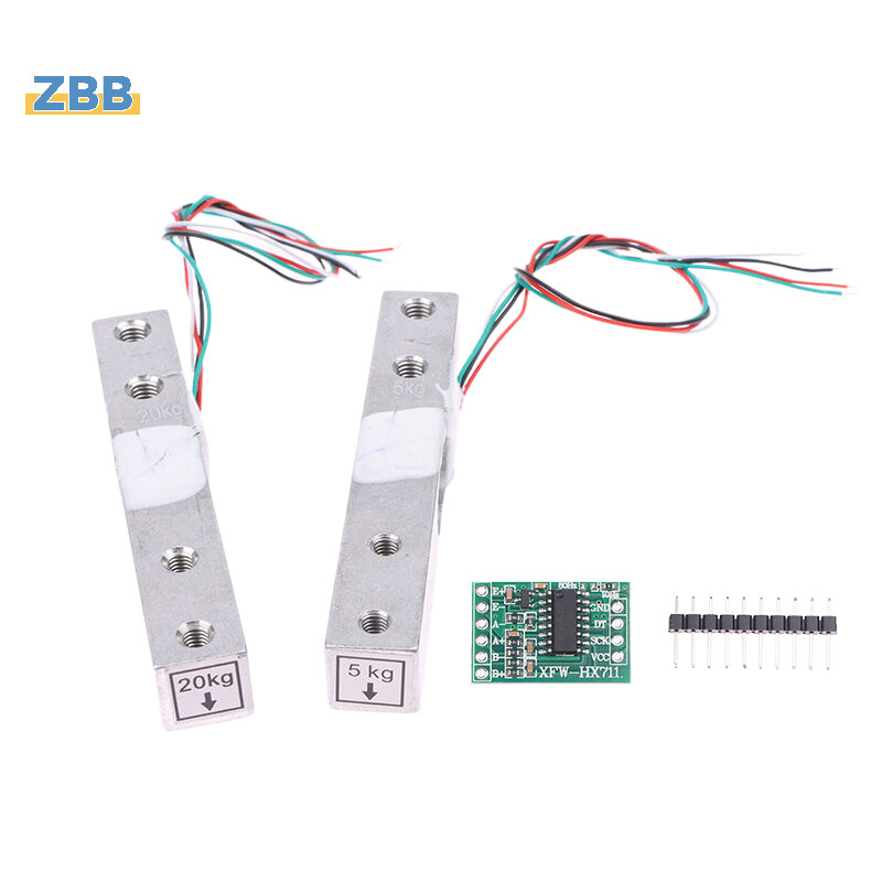 Zbb> 1/2PCS อลูมิเนียมชั่งน้ําหนักเซ็นเซอร์ความดัน 1KG 5KG 10KG 20KG ...