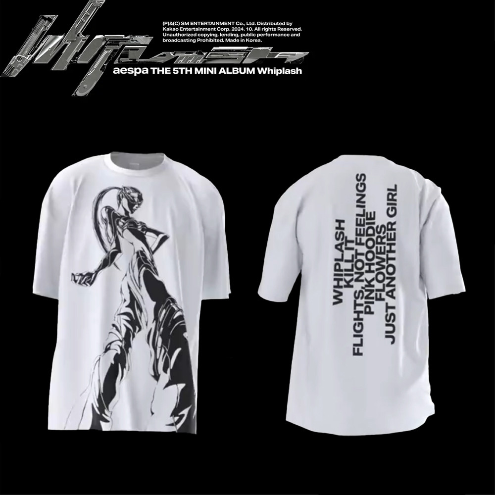 aespa ウィンター Whiplash 032c コラボ限定 Tシャツ トレカ