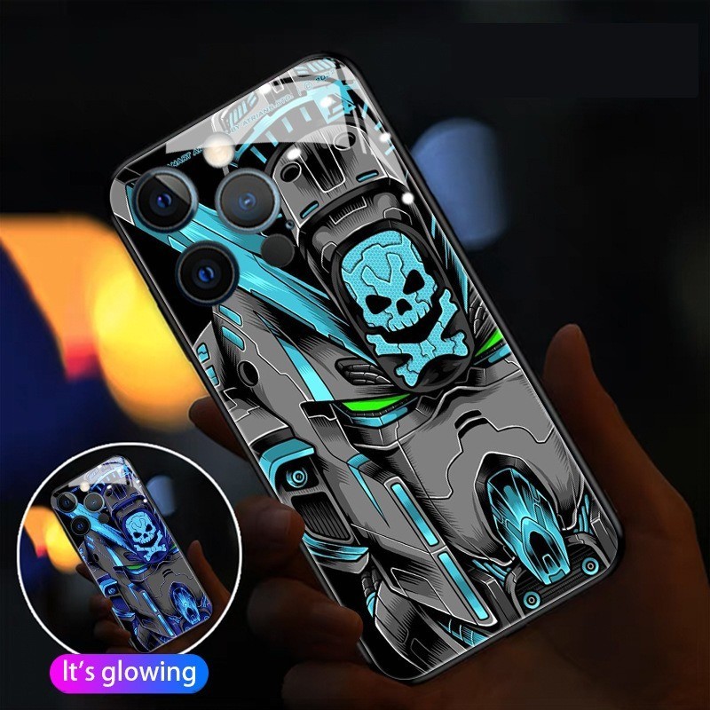 Asus ROG โทรศัพท์ 8 7 6 5 3 2 Pro 4G 5G แฟชั่น Skull Skeleton เรืองแสง ...