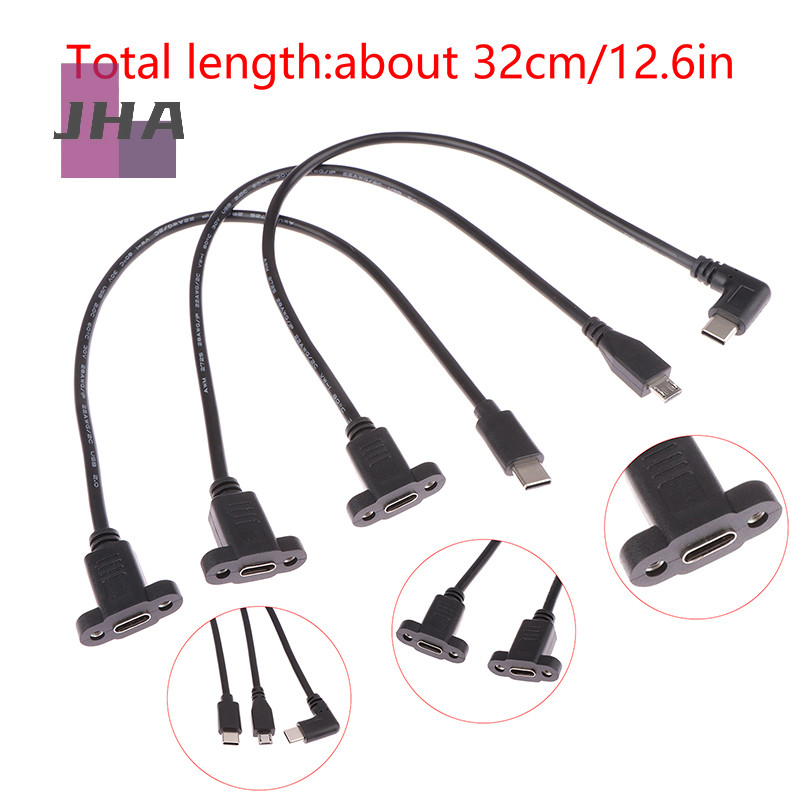 [JHA] ขั้วต่อ Micro Type USB 3.1 Male To Type-c USB 3.1 Female ...
