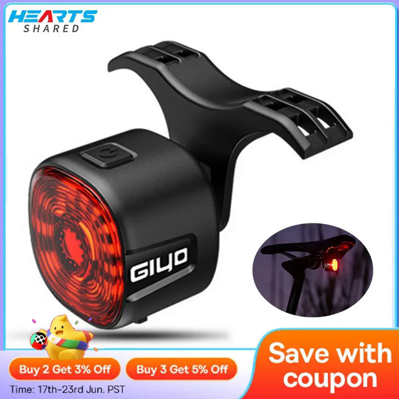 USB Rechargeable Bike Light Bike Rear Light Bike Taillight Rear Bicycle ...